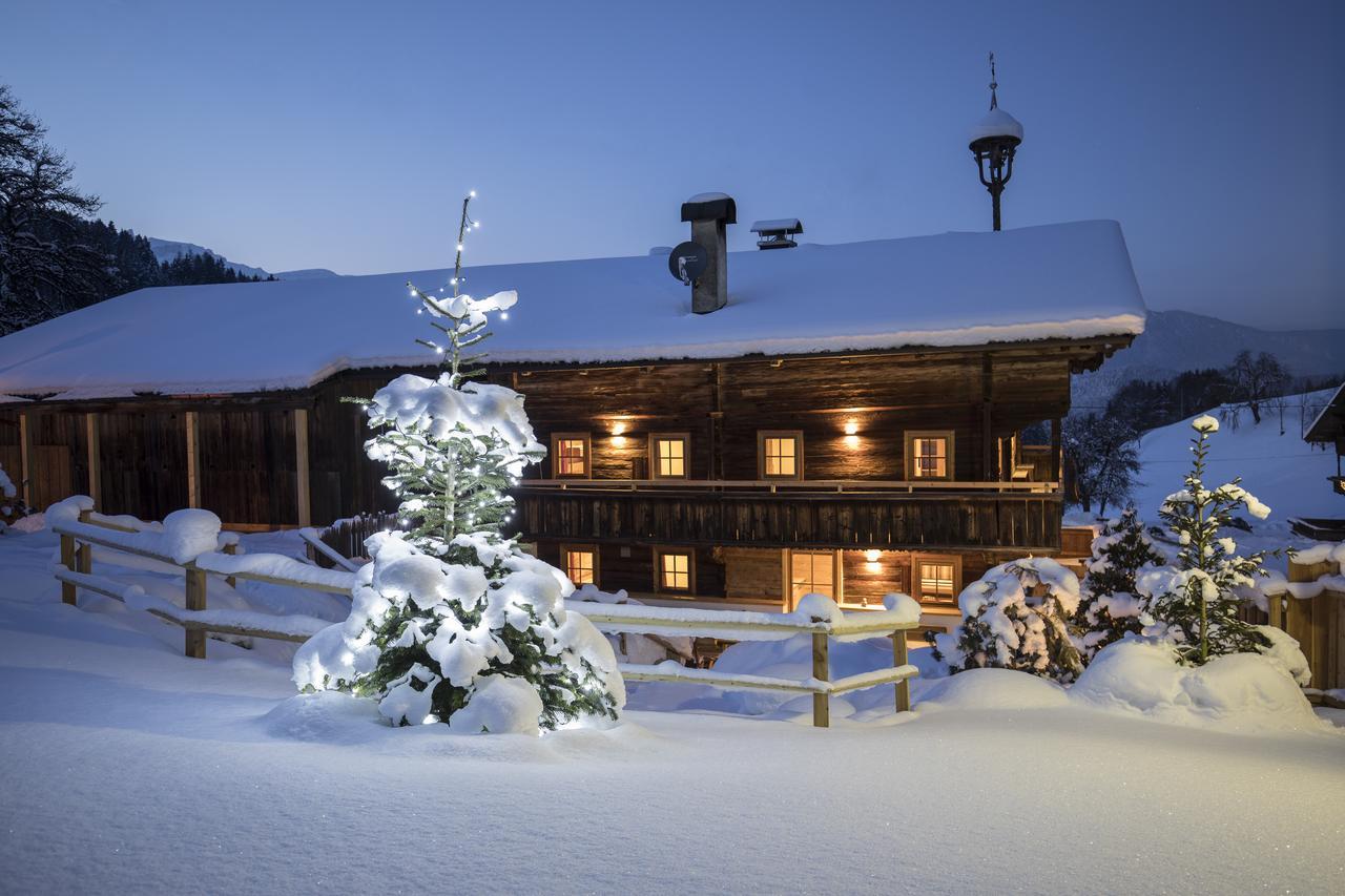 Bergchalet Rauchenhof ライト・イム・アルプバッハタール エクステリア 写真